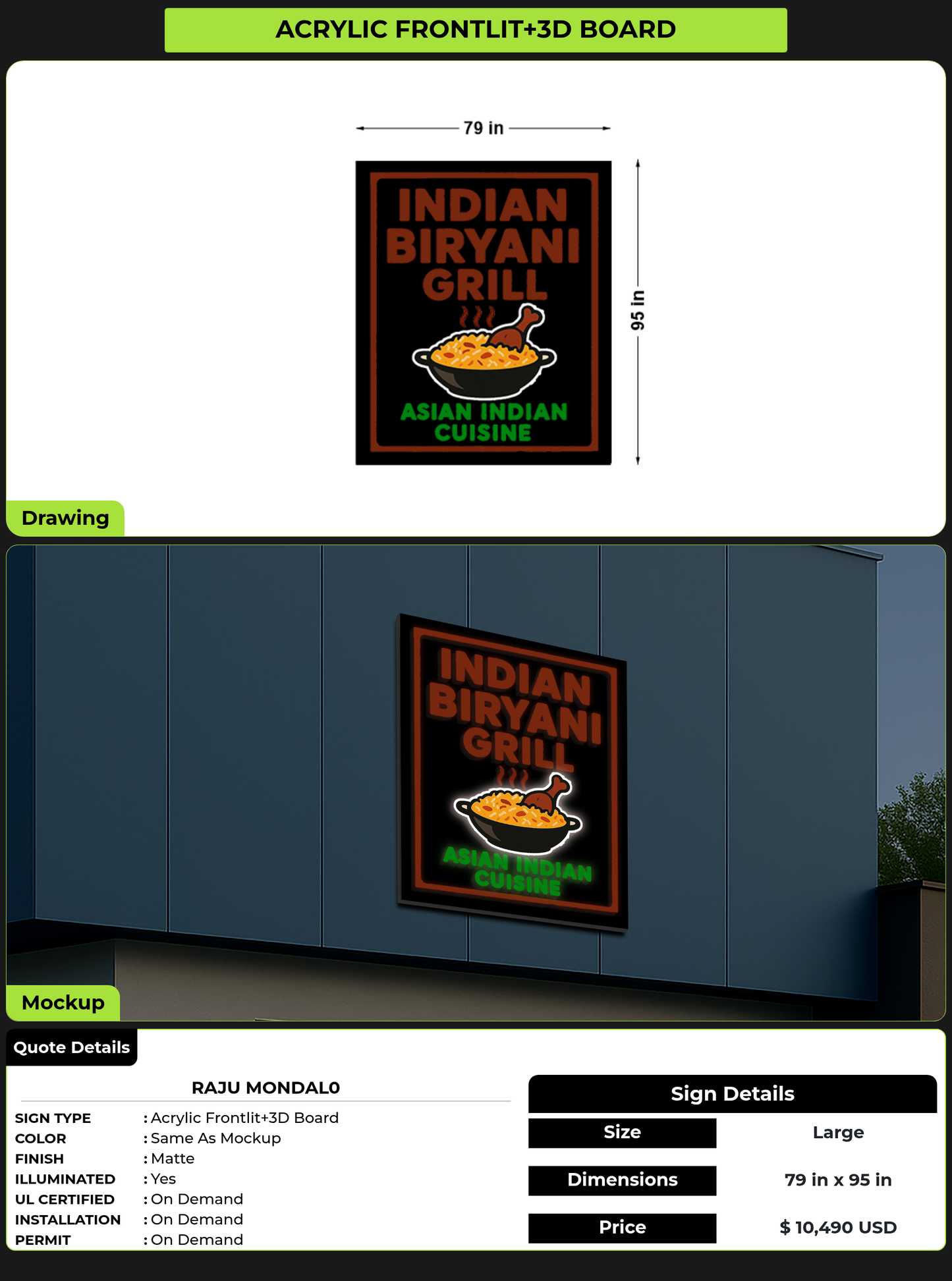 CUSTOM MOCKUP SIGN FOR Raju Mondal0