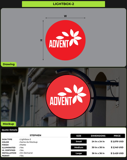 CUSTOM MOCKUP SIGN FOR Stephen